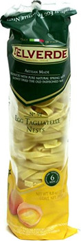 Delverde - Egg Tagliatelle Pasta - Case of 12 - 8.8 oz.