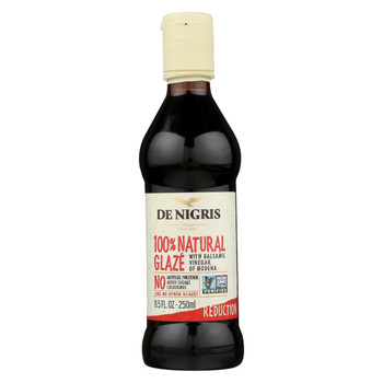 De Nigris - 100% Natural Glaze with Balsamic Vinegar of Modena - Case of 6 - 8.5 fl oz. De Nigris - 100% Natural Glaze with Balsamic Vinegar of Modena - Case of 6 - 8.5 fl oz.