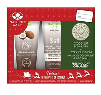 Nature's Gate - Holiday Gift Set - Coconut - 1 Count