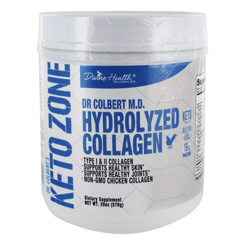 Divine Health - Keto Zone - Hydrolyzed Collagen - 20.11 oz.