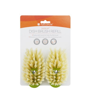 Full Circle Home - Suds Up Dish Brush - Green - Case of 12 - 2 Count Full Circle Home - Suds Up Dish Brush - Green - Case of 12 - 2 Count