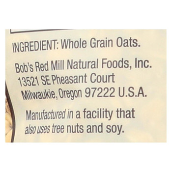 Bob's Red Mill - Thick Rolled Oats - Gluten Free - Case of 4-32 oz.