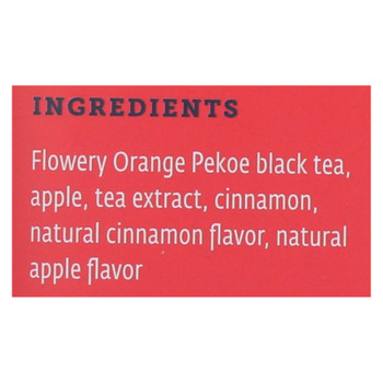 Zest Tea - Black Tea - Cinnamon Apple - Case of 6 - 1.32 oz.