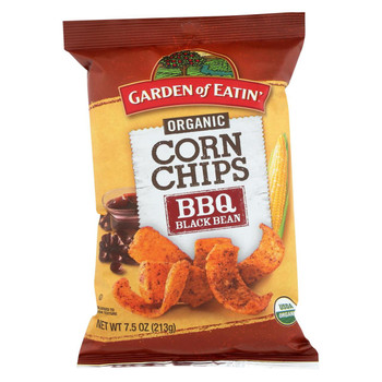 Garden Of Eatin' - Corn Chips - BBQ Black Bean- Case of 12 - 7.5 oz.