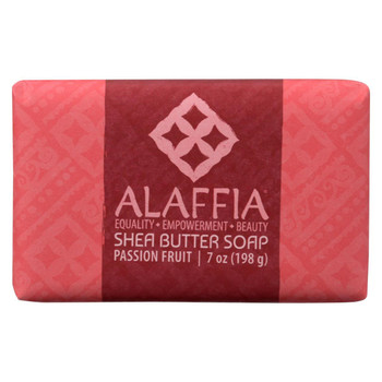 Alaffia - Bar Soap - Passionfruit Shea Butter - 7 oz.