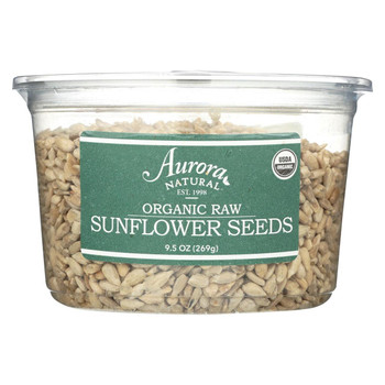 Aurora Natural Products - Organic Raw Sunflower Seeds - Case of 12 - 9.5 oz. Aurora Natural Products - Organic Raw Sunflower Seeds - Case of 12 - 9.5 oz.