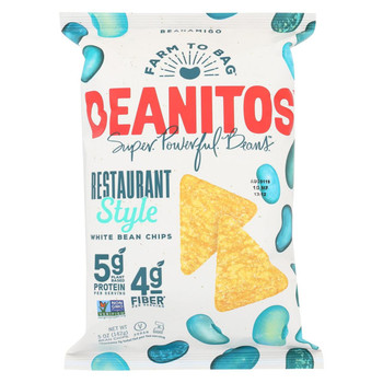 Beanitos - White Bean Chips - Restaurant Style - Case of 6 - 5 oz.