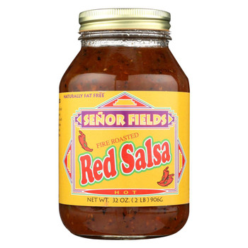 Senor Fields - Fire Roasted Red Salsa - Hot - Case of 12 - 32 oz. Senor Fields - Fire Roasted Red Salsa - Hot - Case of 12 - 32 oz.