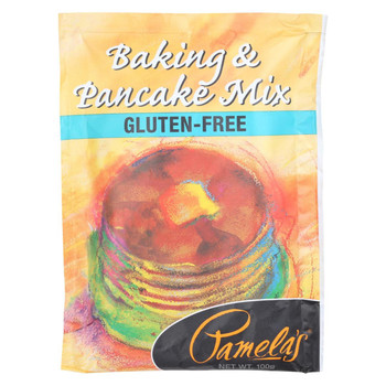 Pamela's Products - Baking and Pancake Mix - Gluten-Free - Case of 12 - 3.52 oz. Pamela's Products - Baking and Pancake Mix - Gluten-Free - Case of 12 - 3.52 oz.