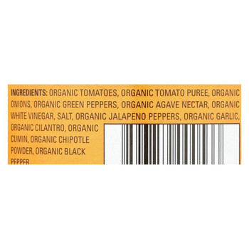 Organicville - Salsa with Agave Nectar - Medium - Case of 6 - 16 oz.