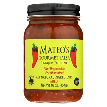 Mateo's - Gourmet Salsa - Mild - Case of 6 - 16 oz.
