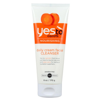 Yes To - Carrots - Daily Cream Facial Cleanser - Nourishing - 6 oz.