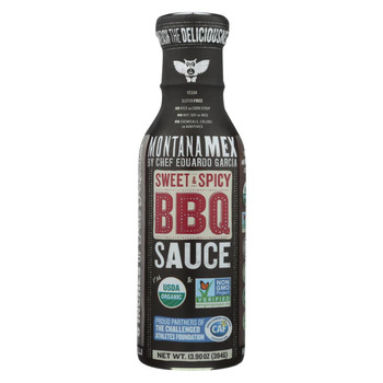 Montana Mex - Sweet and Spicy BBQ Sauce - Case of 6 - 13.9 oz.