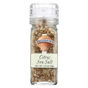 Cerulean Seas - Grinder - Citrus Sea Salt - Case of 6 - 2.8 oz. Cerulean Seas - Grinder - Citrus Sea Salt - Case of 6 - 2.8 oz.