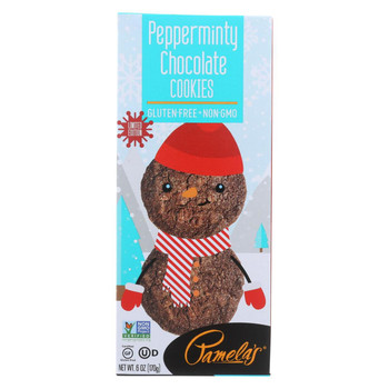 Pamela's Products - Limited Edition Cookies - Pepperminty Chocolate Cookies - Case of 6 - 6 oz.