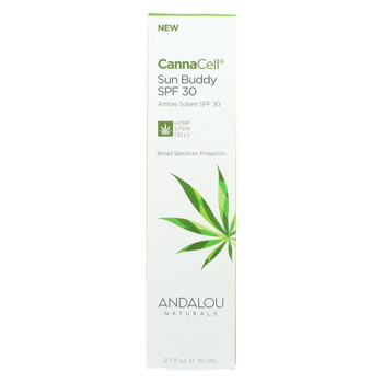 Andalou Naturals - CannaCell Sun Buddy SPF 30 - 2.7 fl oz. Andalou Naturals - CannaCell Sun Buddy SPF 30 - 2.7 fl oz.