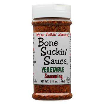 Bone Suckin - Seasoning and Rub - Vegetable - Case of 12 - 5.8 oz.