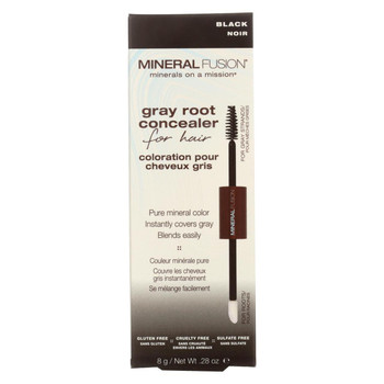 Mineral Fusion - Gray Root Concealer - Black - 0.28 oz. Mineral Fusion - Gray Root Concealer - Black - 0.28 oz.