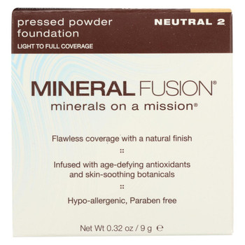 Mineral Fusion - Pressed Powder Foundation - Neutral 2 - 0.32 oz.