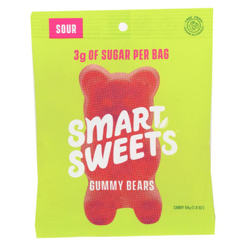 Smartsweets - Gummy Bear Sour - Case of 12 - 1.8 OZ Smartsweets - Gummy Bear Sour - Case of 12 - 1.8 OZ