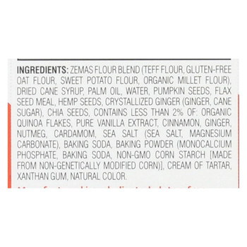 Zemas Madhouse Food - Mini Cookies - Sweet Potato Spice - Case of 6 - 5 oz. Zemas Madhouse Food - Mini Cookies - Sweet Potato Spice - Case of 6 - 5 oz.