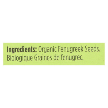 Spicely Organics - Organic Fenugreek Seeds - Case of 6 - 0.45 oz.