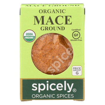 Spicely Organics - Organic Mace - Ground - Case of 6 - 0.3 oz.