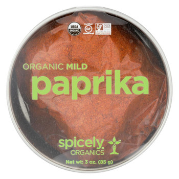 Spicely Organics - Paprika Og2 Mild - CS of 2-3 OZ
