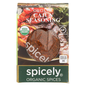 Spicely Organics - Organic Cajun Seasoning - Case of 6 - 0.4 oz.