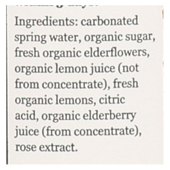 Belvoir - Organic Lemonade - Elderflower and Rose - Case of 12 - 25.4 fl oz.