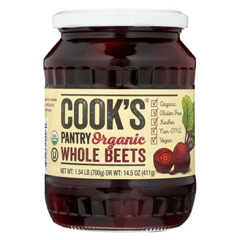 Cook's Pantry - Organic Beets - Whole - Case of 6 - 1.54 lb.