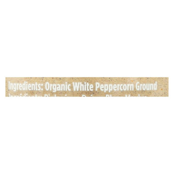 Spicely Organics - Organic Peppercorn - White Ground - Case of 3 - 2 oz.