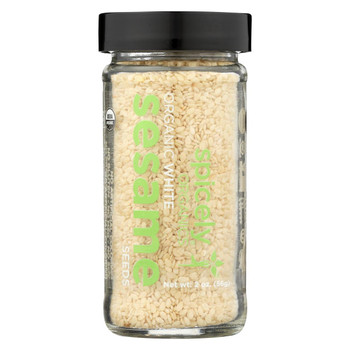 Spicely Organics - Organic Sesame - White - Case of 3 - 2 oz.