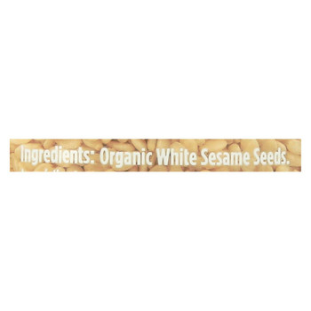 Spicely Organics - Organic Sesame - White - Case of 3 - 2 oz.