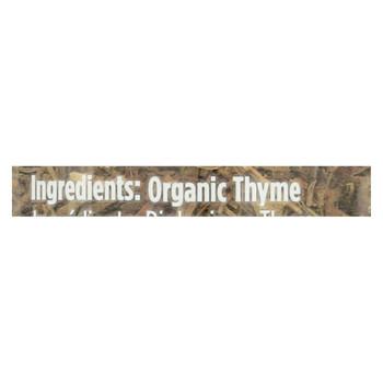 Spicely Organics - Organic Thyme - Case of 3 - 0.6 oz.