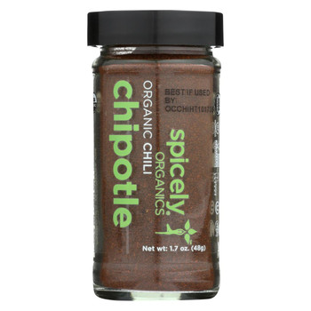 Spicely Organics - Organic Chili Chipotle - Ground - Case of 3 - 1.7 oz. Spicely Organics - Organic Chili Chipotle - Ground - Case of 3 - 1.7 oz.