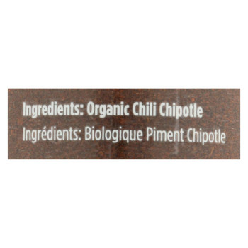 Spicely Organics - Organic Chili Chipotle - Ground - Case of 3 - 1.7 oz.