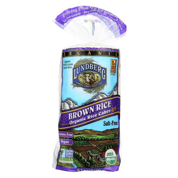Lundberg Family Farms - Brown Rice Cakes - Salt Free - 8.5 oz. Lundberg Family Farms - Brown Rice Cakes - Salt Free - 8.5 oz.