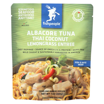 Fishpeople - Albacore Tuna - Thai Coconut Lemongrass - Case of 12 - 7 oz. Fishpeople - Albacore Tuna - Thai Coconut Lemongrass - Case of 12 - 7 oz.