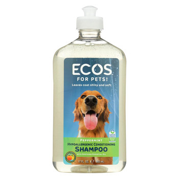 ECOS - Hypoallergenic Conditioning Pet Shampoo - Peppermint - 17 fl oz.