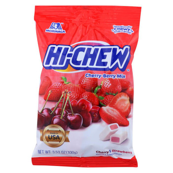 Morinaga - Hi-Chew Candy - Cherry Berry Mix - Case of 6 - 3.53 oz.