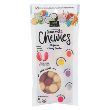 Project 7 - Gourmet Chewies - Organic Chewy Candies - Small Pouch - Case of 12 - 2 oz.