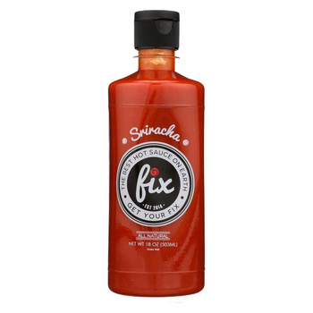 Fix Hot Sauce - Sriracha Hot Sauce - Case of 6 - 18 oz. Fix Hot Sauce - Sriracha Hot Sauce - Case of 6 - 18 oz.