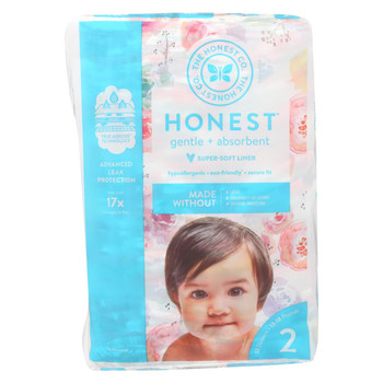The Honest Company - Diapers Size 2 - Rose Blossom - 32 Count The Honest Company - Diapers Size 2 - Rose Blossom - 32 Count