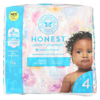 The Honest Company - Diapers Size 4 - Rose Blossom - 23 Count The Honest Company - Diapers Size 4 - Rose Blossom - 23 Count