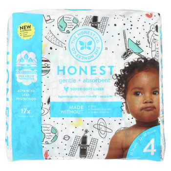 The Honest Company - Diapers Size 4 - Space Travel - 23 Count The Honest Company - Diapers Size 4 - Space Travel - 23 Count