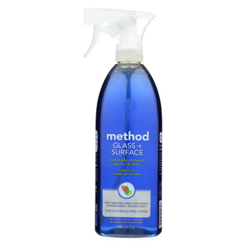 Method - Glass Cleaner - Mint Leaf - Case of 8 - 28 fl oz. Method - Glass Cleaner - Mint Leaf - Case of 8 - 28 fl oz.