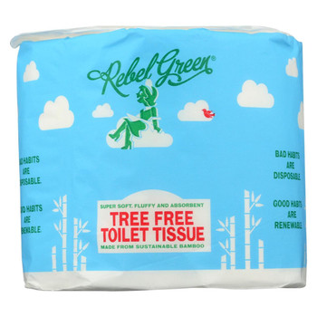 Rebel Green - Tree Free Toilet Tissue - Case of 40 - CT Rebel Green - Tree Free Toilet Tissue - Case of 40 - CT