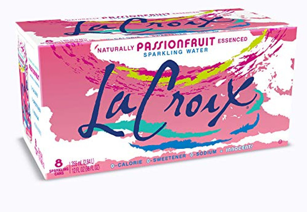 LaCroix - Sparkling Water - Passn Fruit - Case of 3 - 8/12 fl oz.