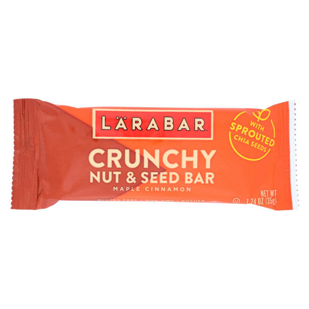 Larabar - Nut and Seed Bar - Maple Cinnamon - Case of 15 - 1.24 oz.